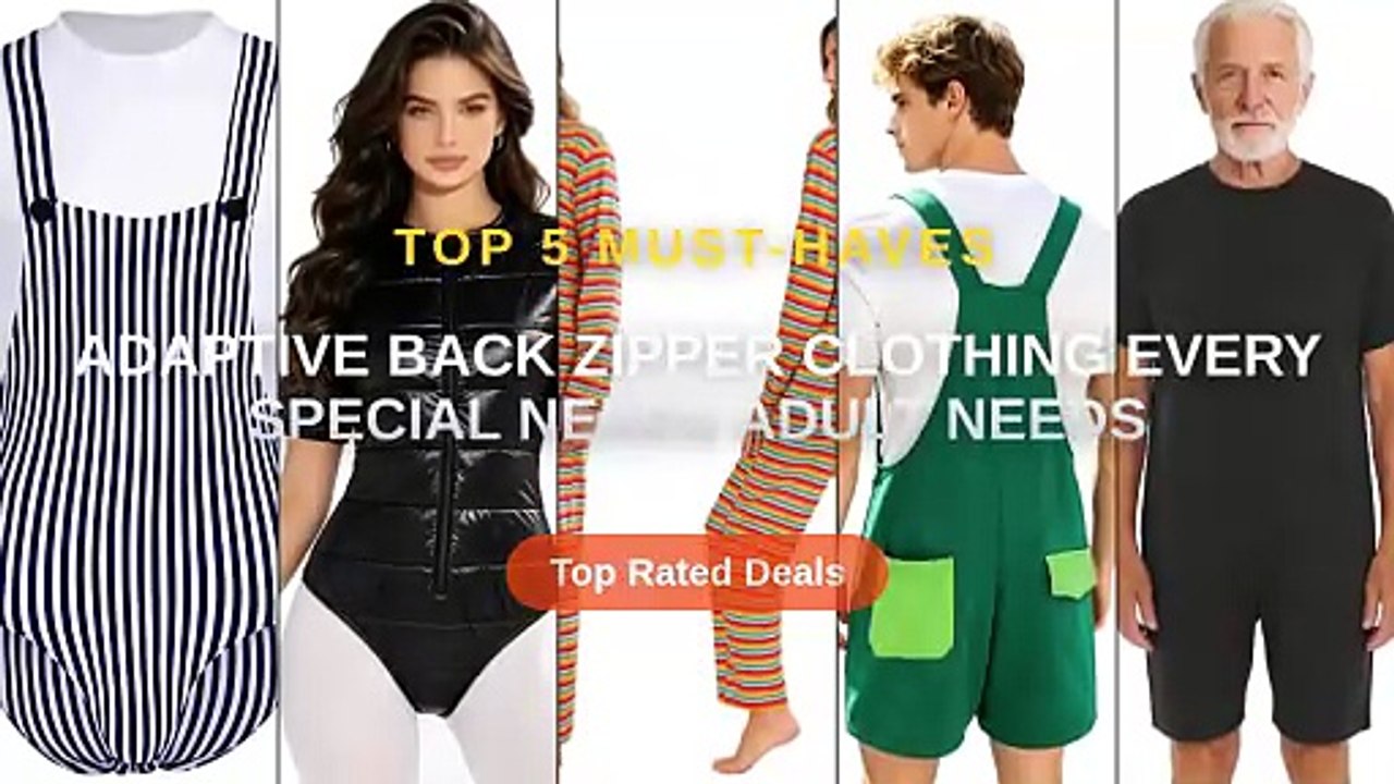 Adaptive Back Zipper Clothing Every Special Needs Adult Needs - Video ...