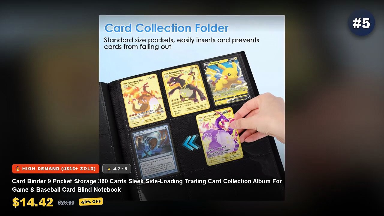 Top 5 Card Binders For Easy Game Setup: Top 5 Best Sellers - 9 Pocket ...