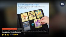 Top 5 Card Binders For Easy Game Setup: Top 5 Best Sellers - 9 Pocket Trading Card Binder, PU Cover Zipper Card Collecti...