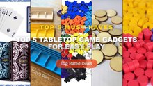 Cheap & Best Top 5 Tabletop Game Gadgets For Easy Play Unboxing & Review - 100Pcs 9 Colors Wooden Game Pieces Colorful C...