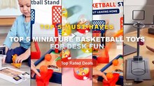 Why Everyone Is Buying Top 5 Miniature Basketball Toys For Desk Fun - Mini Desktop Basketball Game Folding Basketball Ho...