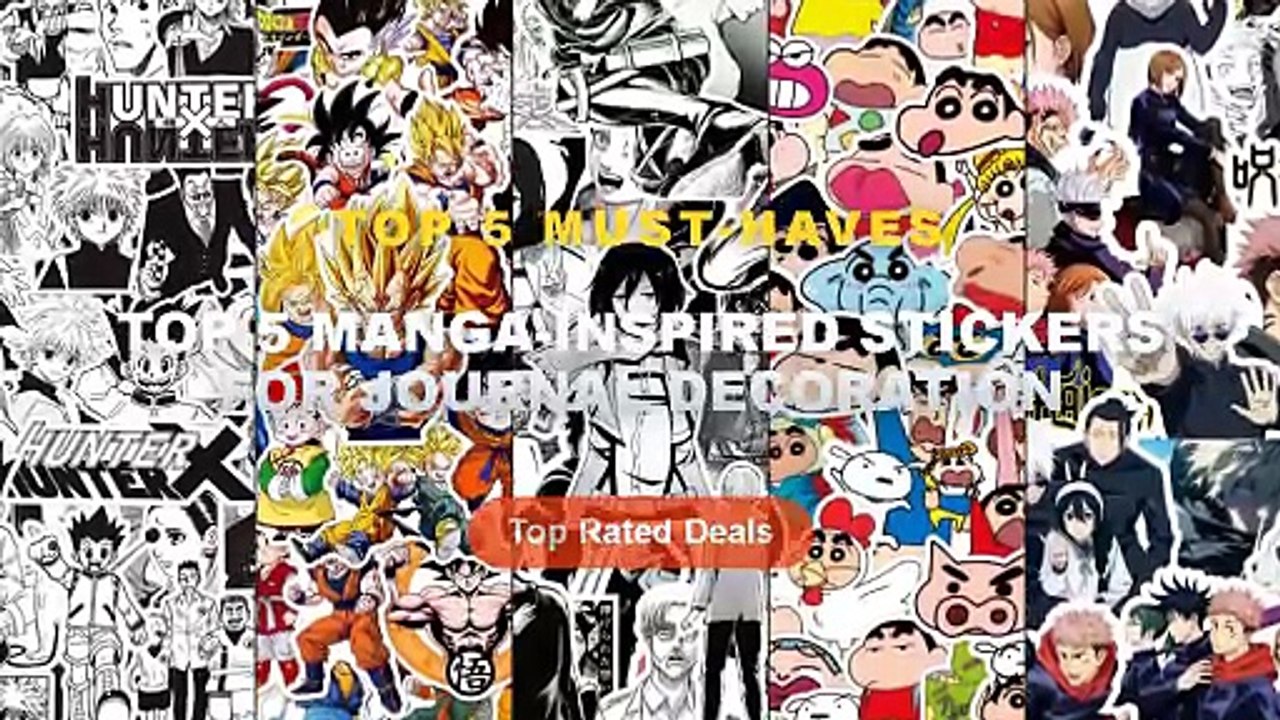 Ultimate Guide to the Best Top 5 Manga-Inspired Stickers For Journal ...