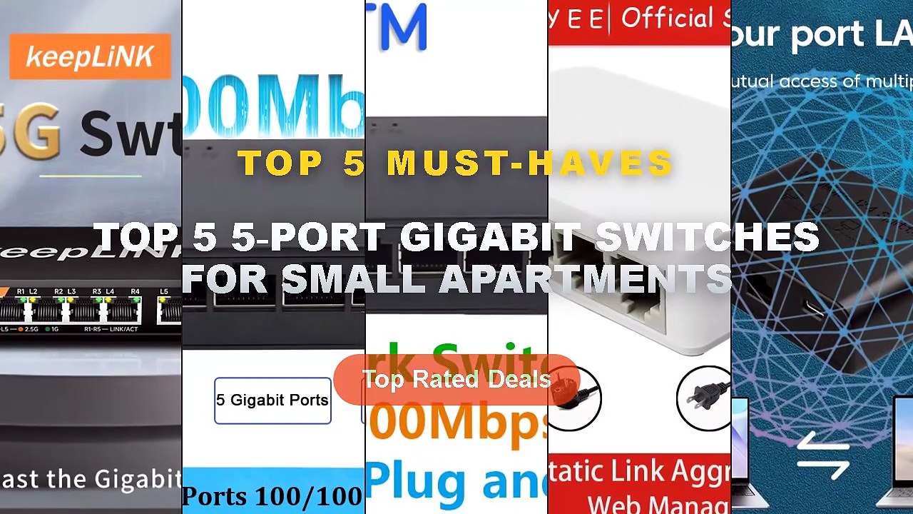 Cheap & Best Top 5 5‑Port Gigabit Switches For Small Apartments ...