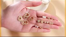 Hypoallergenic Gold Stud Earrings for Women - 14k Gold Plated Surgical - $14.99 #shorts