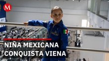 Daira Martínez Mejía, niña de 9 años, recibe honor en Viena