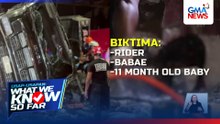 Rider at baby, patay nang tumagilid ang isang truck ng buhangin | WWKSF