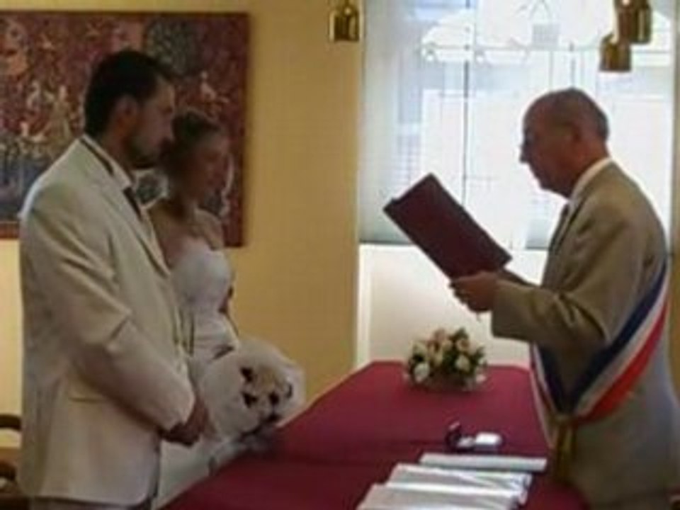 REGIS LAETITIA MARIAGE 30AOUT08 MAIRIE 1