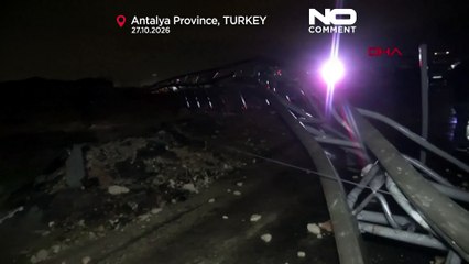 Türkei: Tornado tötet mindestens vier Bauarbeiter auf Baustelle in Antalya