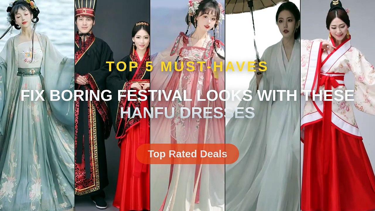 Fix Boring Festival Looks With These Hanfu Dresses - Video Dailymotion