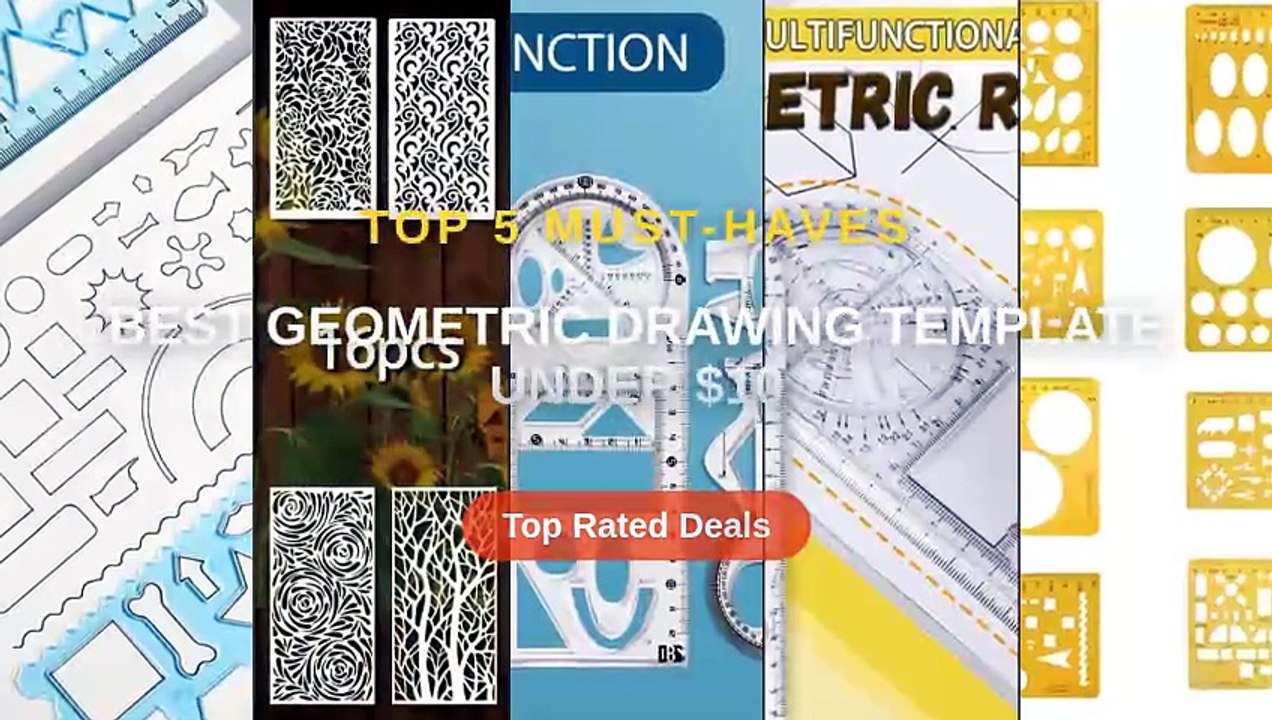 Best Geometric Drawing Template Under $10 - Video Dailymotion