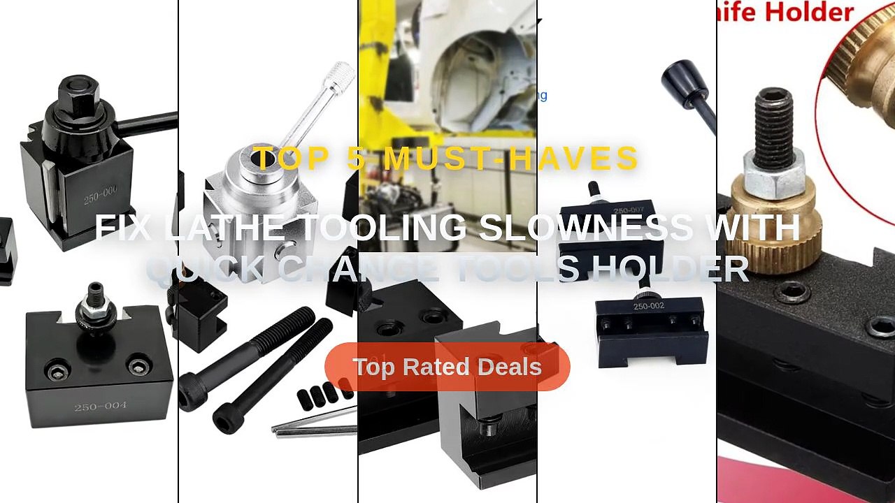 Fix Lathe Tooling Slowness With Quick Change Tools Holder - Video ...