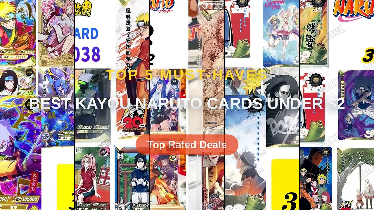 Best Kayou Naruto Cards Under $2 - Video Dailymotion