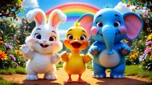 Welcome to Rainbow Land 🌈 - Magical Colors Song for Kids | Learn Rainbow Colors | Snugbug Kids Cartoon
