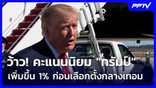 ว้าว! คะแนนนิยม "ทรัมป์" เพิ่มขึ้น 1% โค้งสุดท้ายก่อนเลือกตั้งกลางเทอม | เข้มข่าวค่ำ | 27 ต.ค. 69