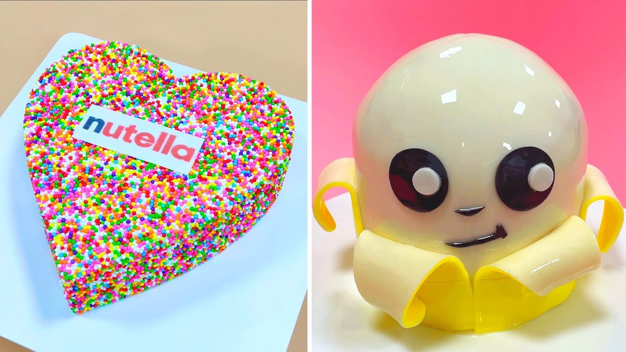 Nutella Cake Decorating Ideas | Satisfying Dessert Recipe Video - video ...