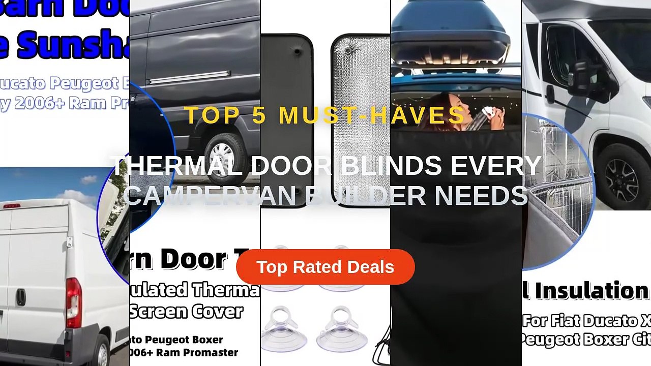 Thermal Door Blinds Every Campervan Builder Needs - Video Dailymotion