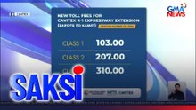 Toll rate hike sa CAVITEX R1 extension, magsisimula bukas | Saksi