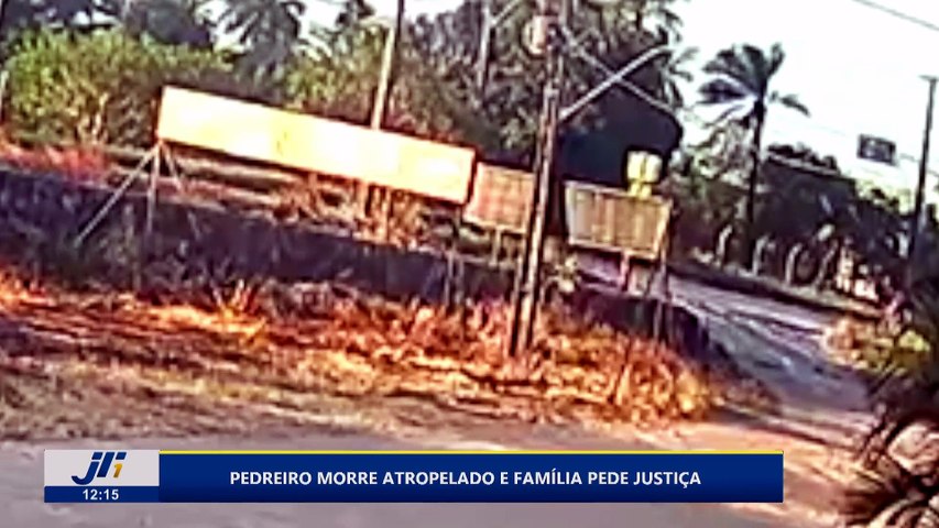 Pedreiro morre atropelado e família pede justiça