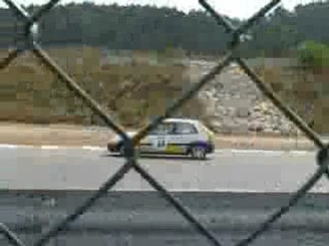 slalom d'Alès passage Eric Niel Saxo F2000/2