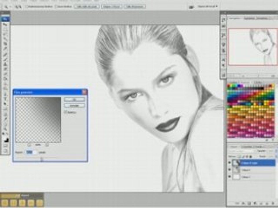 Tutorial photoshop transformer photo en déssin facillement