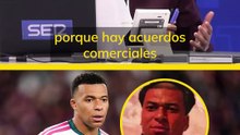 Iturralde señala el doble rasero de Tebas con el Madrid y Mbappé