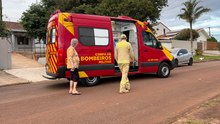 Idosa de 81 anos fica ferida após queda no bairro Country, em Cascavel