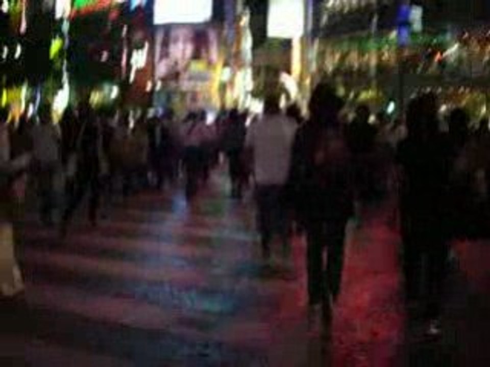 Shibuya la nuit