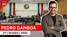 Dan fecha para la convocatoria a la presidencia del INE | Pedro Gamboa, 27 de octubre de 2026