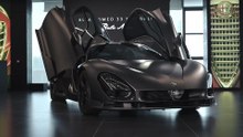 Alfa Romeo 33 Stradale Perla Nera auf dem Pariser Autosalon 2026