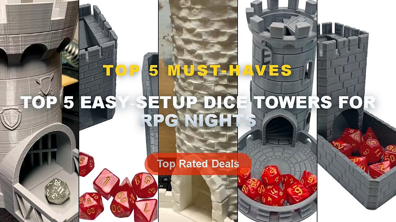 Cheap & Best Top 5 Easy‑Setup Dice Towers For RPG Nights Unboxing ...