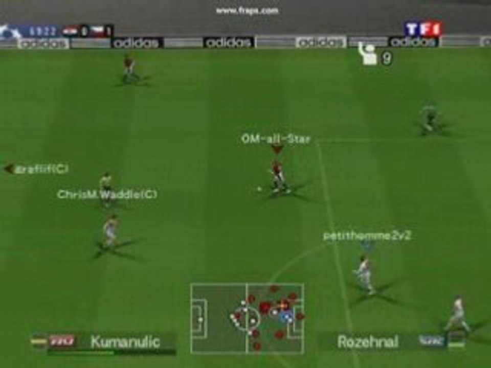 Goal dans les tribunes