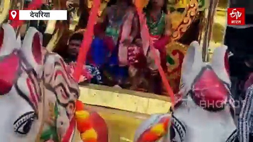 देवरिया में धूमधाम से निकली भगवान राम की बारात, मुस्लिम समाज ने किया स्वागत, ताजियादार बोले - राम सबके हैं