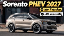 2027 Kia Sorento Plug-in-Hybrid: EX gestrichen, Luxus serienmäßig!