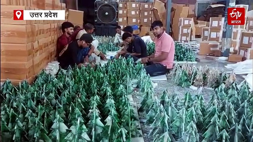 क्रिसमस ट्री और पत्थरों से बनी गणेश मूर्तियों की विदेशों में बढ़ी मांग