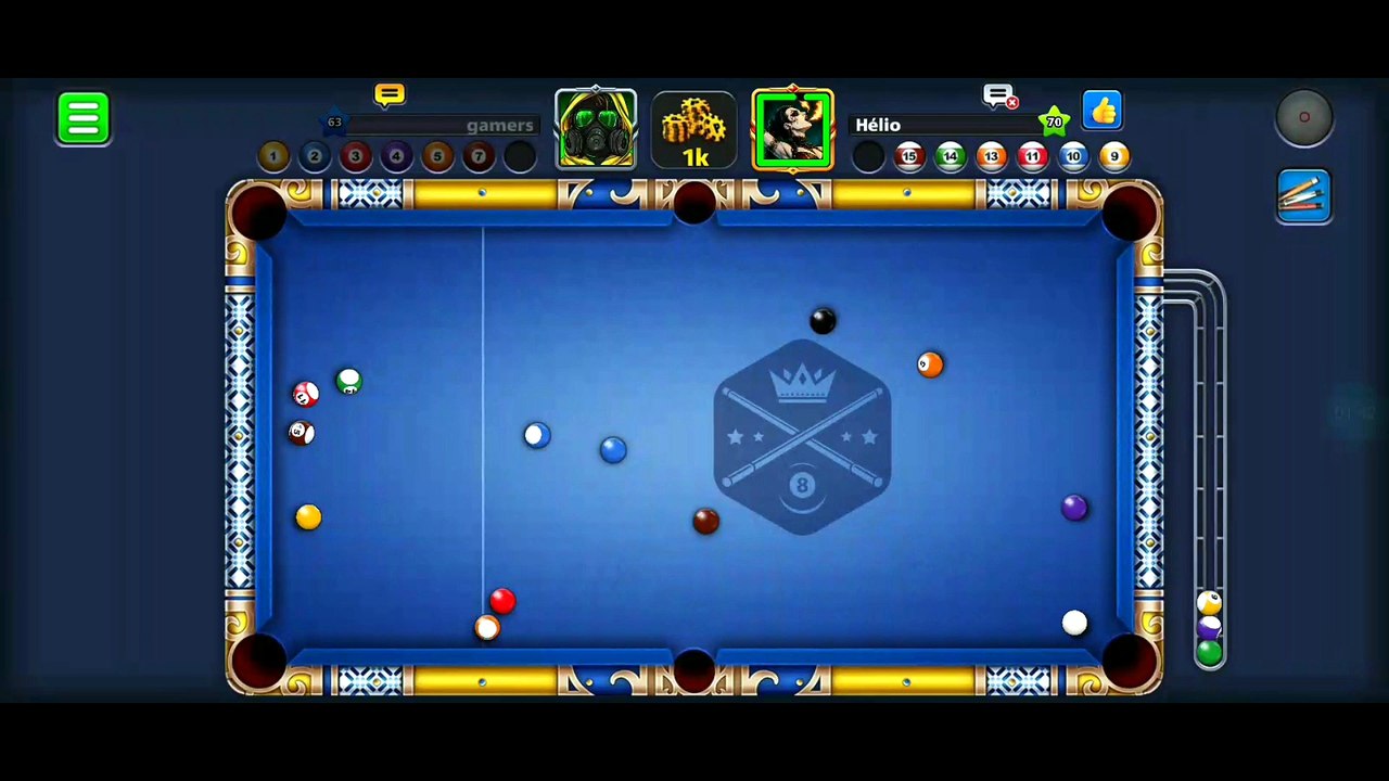 How I Survived My First 1K Game in 8 Ball Pool - Day 2! (Insane ...