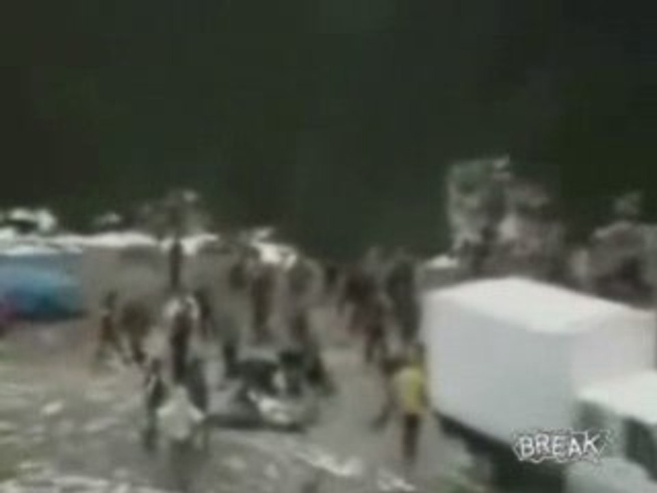 Rally Car Slams Into Spectators