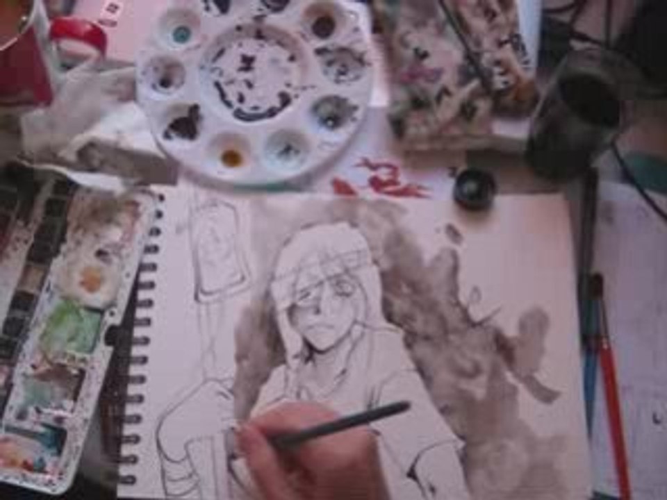 Encre de chine - Lavis