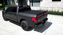 "Ford F-150 Lightning Platinum Black: The Bold New Electric Truck Arrives"(2023)
