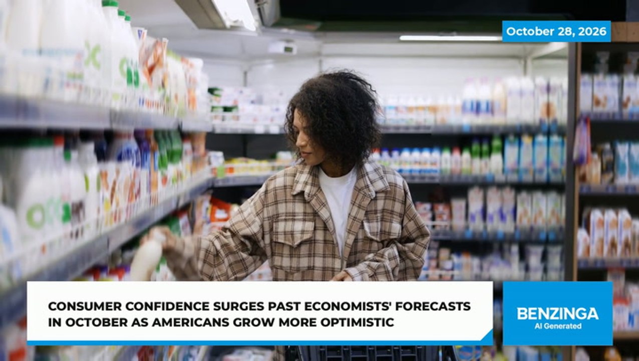 Consumer Confidence Surges - video Dailymotion