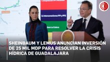 Gobierno federal y el de Jalisco invertirán $25 mil millones para resolver el problema del agua en Guadalajara