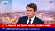 Attal appelle à une "grande primaire des démocrates" - 28/10