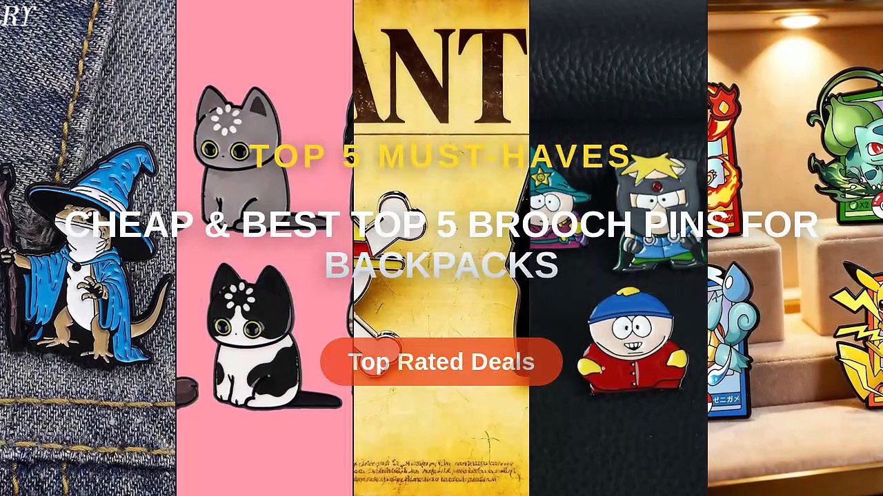Cheap & Best Top 5 Brooch Pins For Backpacks - Video Dailymotion