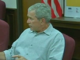 George Bush speaks about Hurricane Gustav