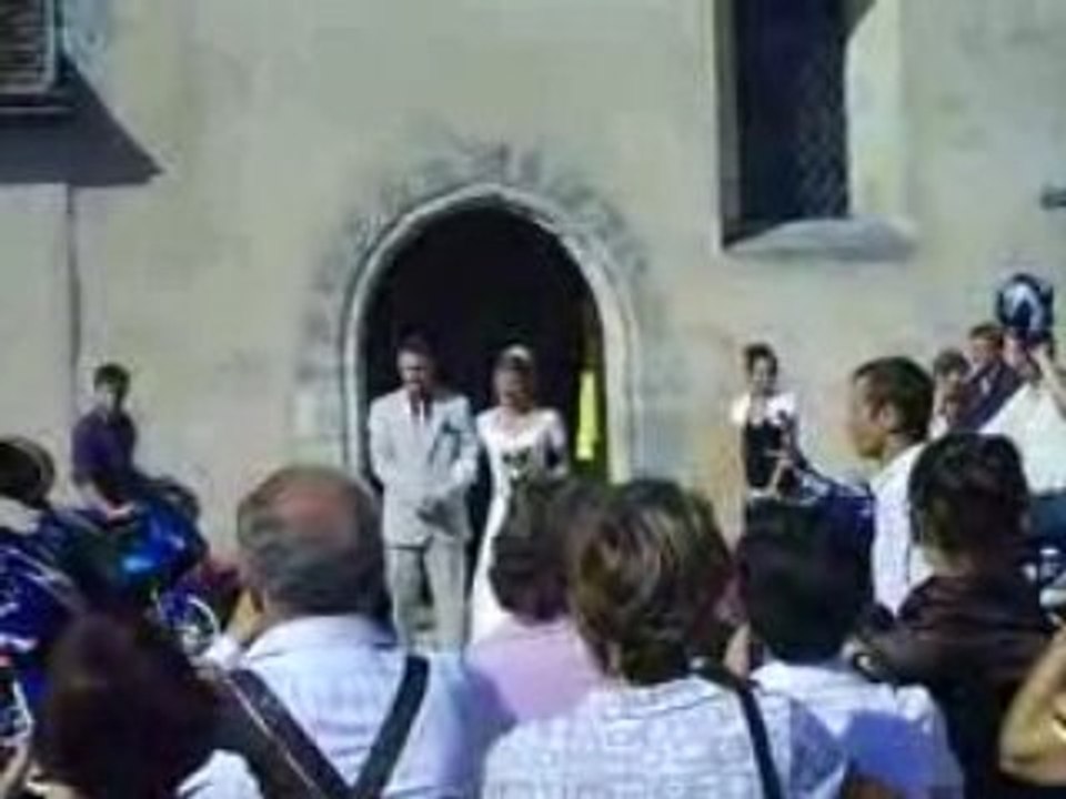 haie  d'honneur mariage joe bar gawelle