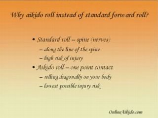 Aikido's forward roll called mae ukemi