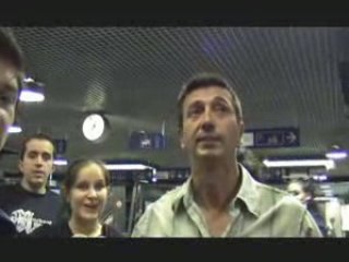 Quentin à la gare le 21.08.08