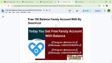 Free Get A Fansly Account With $100 Balance By SmmVccit