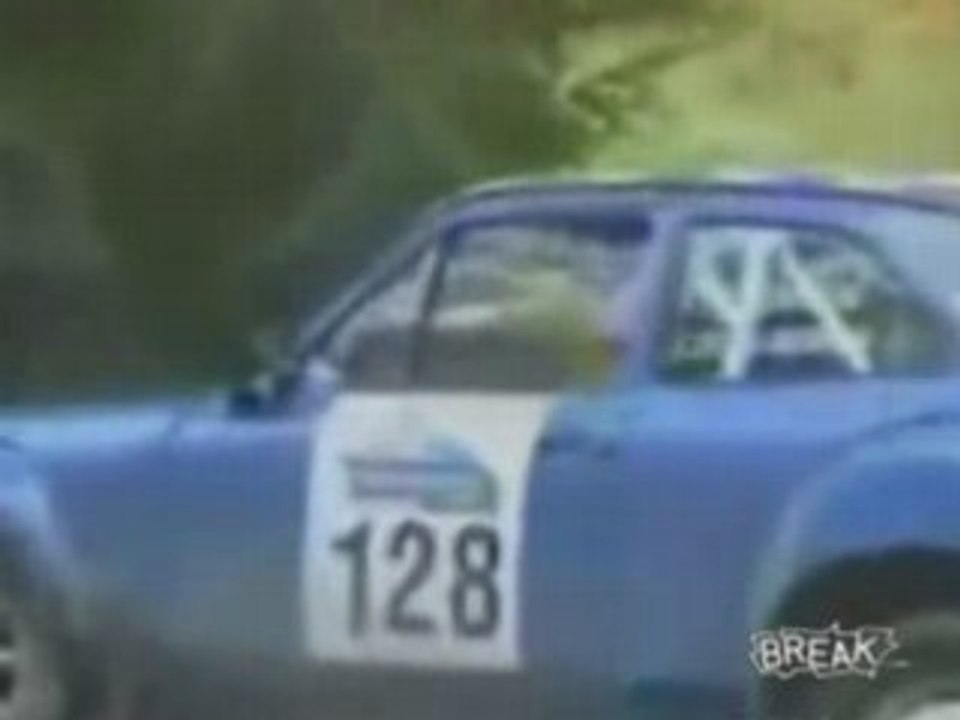 Tough Corner In Rally Car Race