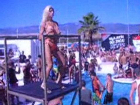 Vacance croatie 2008 Novalja pag plage de Zrce