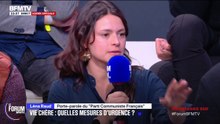 FORUM BFMTV - Salaires: "Le travailler plus pour gagner plus ça n'a pas porté ses fruits", fustige Léna Raud, porte-parole du "Parti Communiste Français"